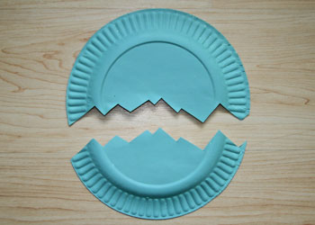baby dinosaur paper plate craft