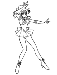sailor jupiter coloring page