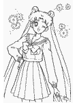 serena coloring page