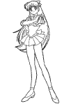 sailor venus coloring page