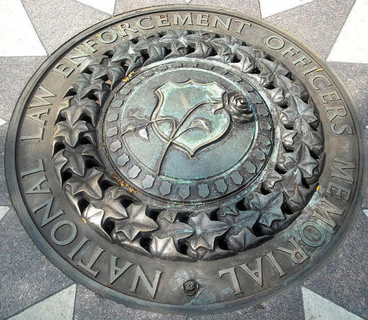 National Law Enforcement Officers Memorial Wall - image from Wikipedia