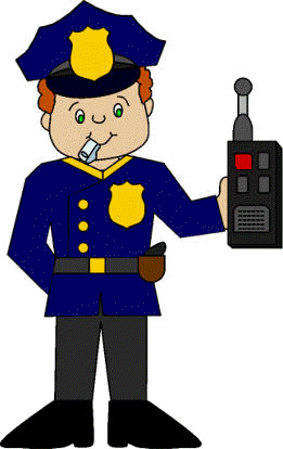 police officer paper doll