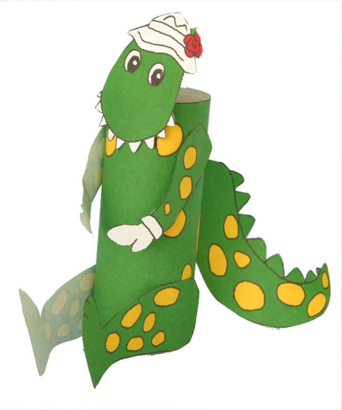 Dorothy the Dinosaur TP roll craft.