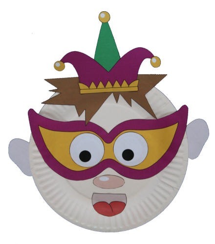 Paper Plate Jester Craft