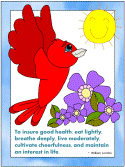 health quotes coloring page