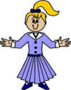 dressed for church girl