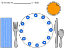 table setting finished