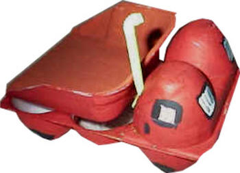 Egg Carton Dump Truck