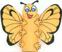 Butterflies and Caterpillars crafts and coloring pages