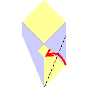 right side to crease
