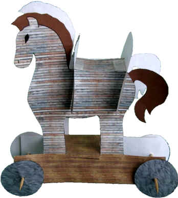 Trojan Horse Paper Craft