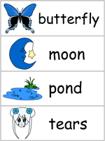 autumn word wall words