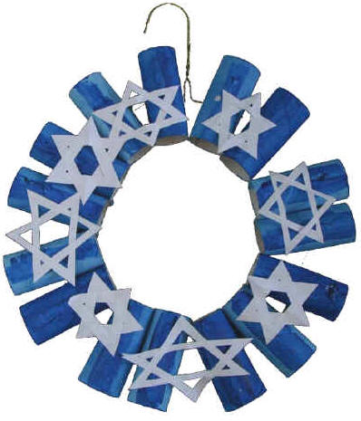 star of david wreath