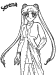 serena coloring page
