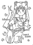 sailor moon coloring page