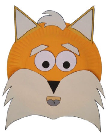 Paper Plate Fox Craft