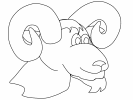 ram coloring book pages