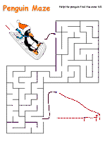 penguin maze