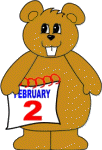 groundhog paper craft