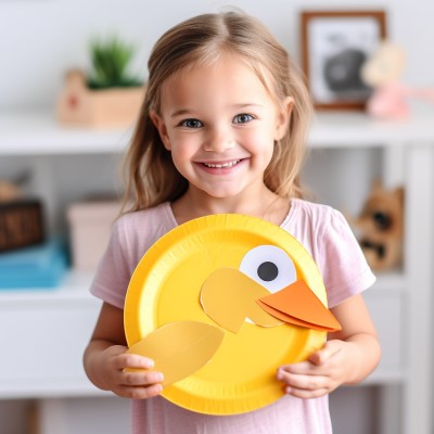 duck paper plate craft