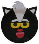 Paper Plate Skunk Craft