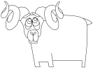 ram coloring book pages
