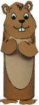 groundhog toilet paper roll craft