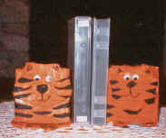tiger bookends
