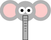 elephant shapes paper craft