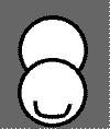 circle shapes practice craft - polar bear
