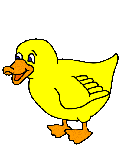 duck coloring page