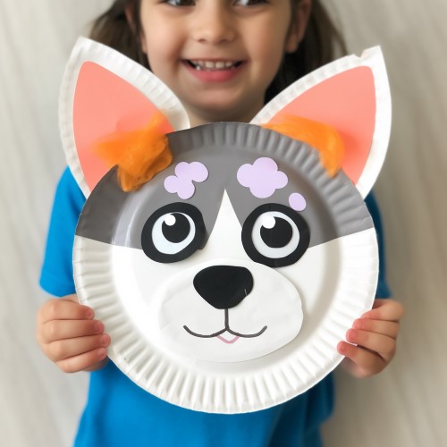 Paper Plate Dog