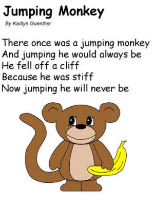 Jumping Monkey Limerick