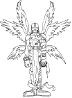digimon coloring pages (posters)
