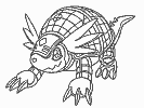 armadillomon coloring page