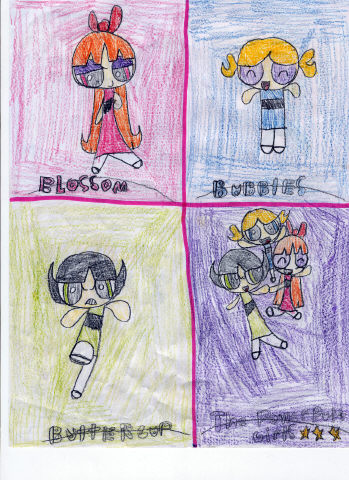 Powerpuff girls fan art.