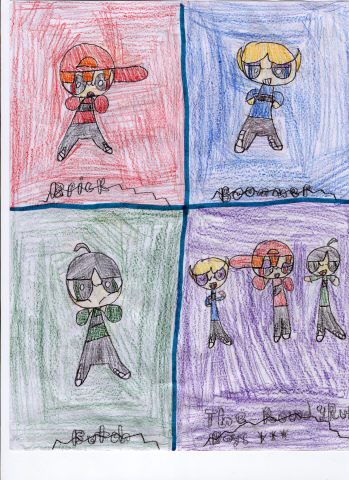 Powerpuff girls fan art.