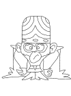 mojo jojo coloring page