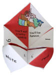 Canada Themed Origami Fortune Teller