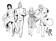 wizard of oz coloring book pages