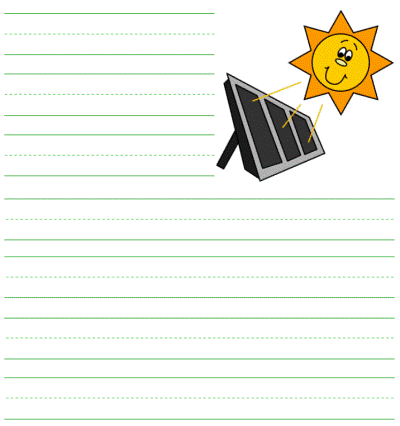 earth day writing paper