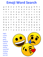 Emoji Word Search Puzzle