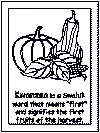 kwanzaa coloring page
