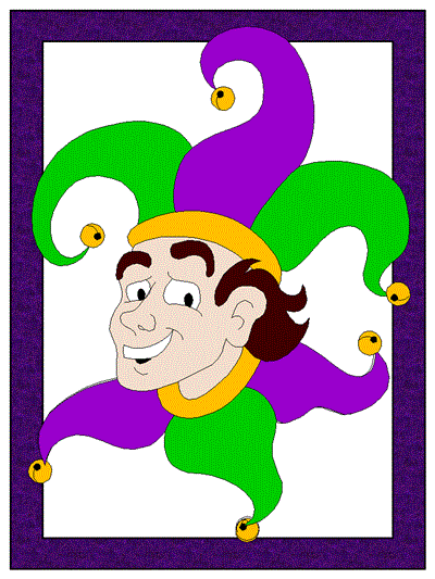 mardi gras coloring book pages