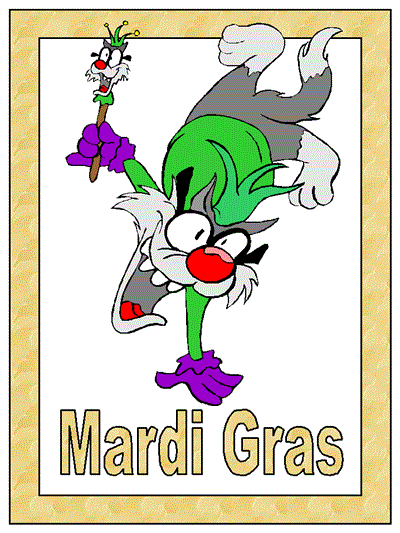 mardi gras coloring book pages