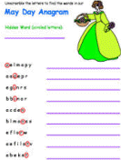 may day word scramble