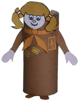 brownie toilet paper roll craft