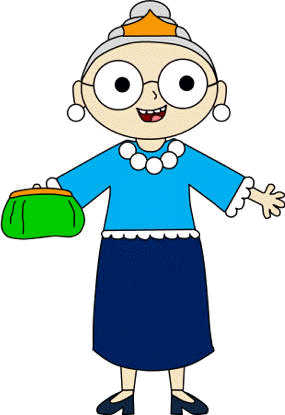 Grandma paper craft