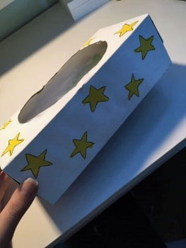 Paint and decorate the box as you like.