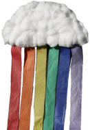 Paper Plate Cloud and Rainbow
